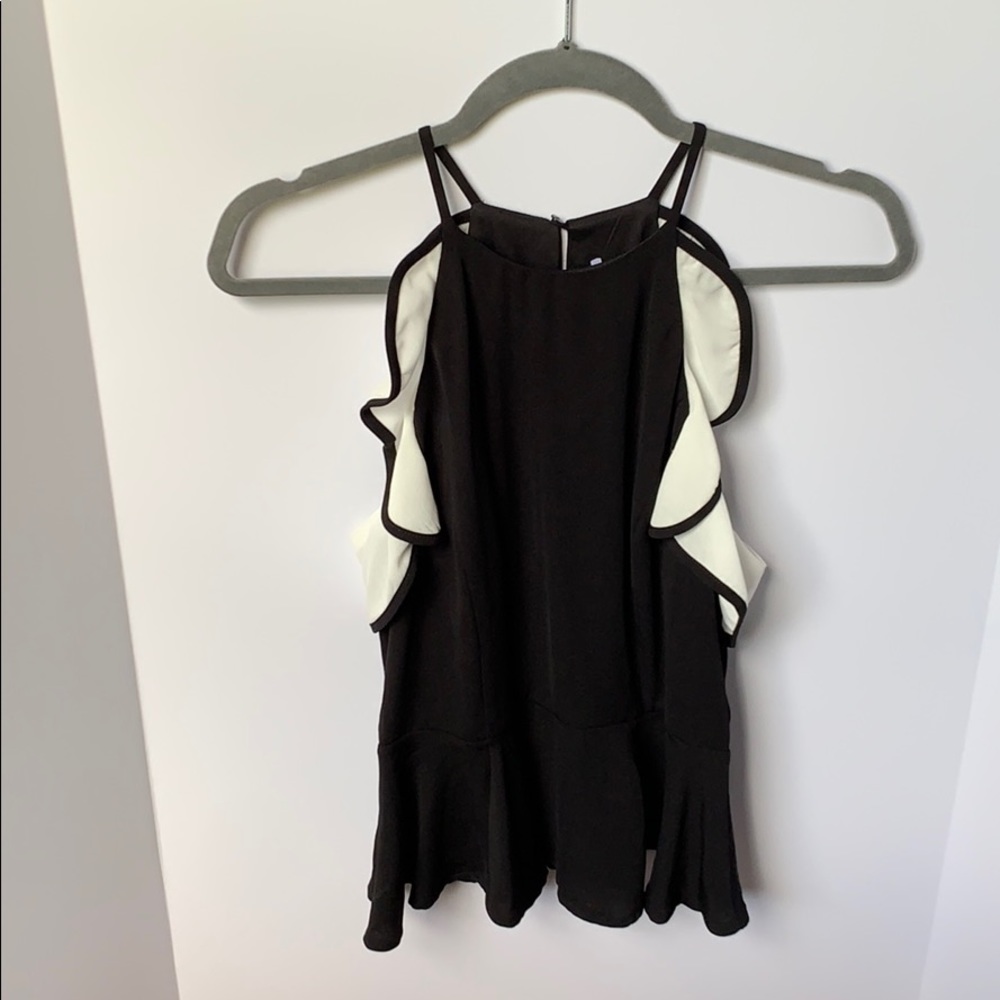 Do + Be ruffle peplum top